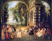 WATTEAU, Antoine The Pleasures of the Ball oil painting picture wholesale